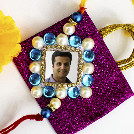 Flower Photo Rakhi