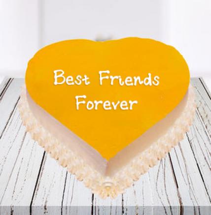 Heart Shape BFF Cake