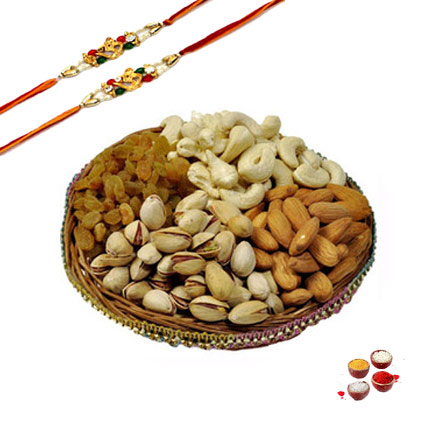 Mix Dry Fruits with Rakhis