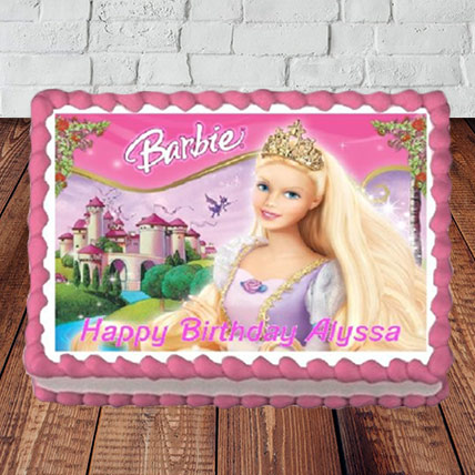 Barbie Girl Design Cake – Creme Castle