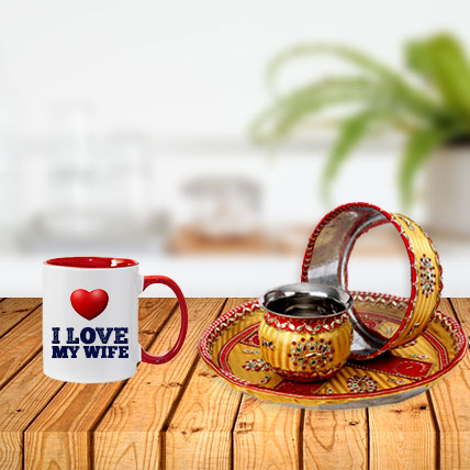 I Love My Wife Karvachauth Combo