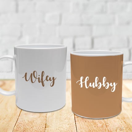 Wifey Hubby Couple Mug