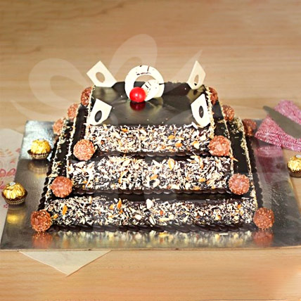 3 Tier Premium Rocher & Almond Cake