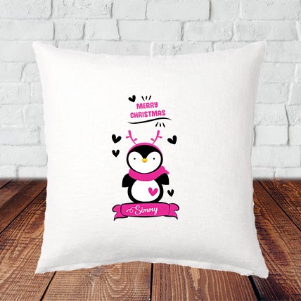 Personalised Name Christmas Cushion