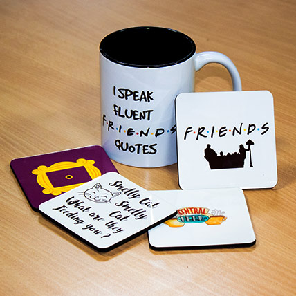 F.R.I.E.N.D.S Mugs and Coasters Combo