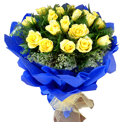 Yellow Roses Bouquet Large