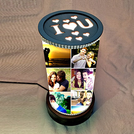 Rotating ILU Memories Lamp