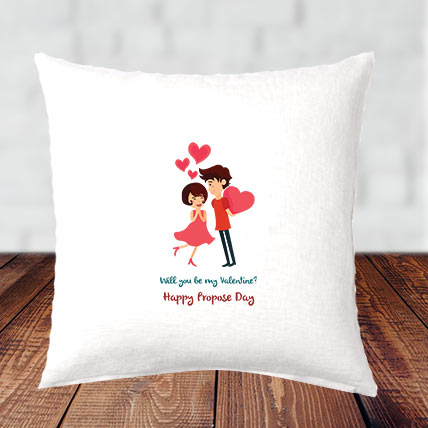 Propose Day Cushion