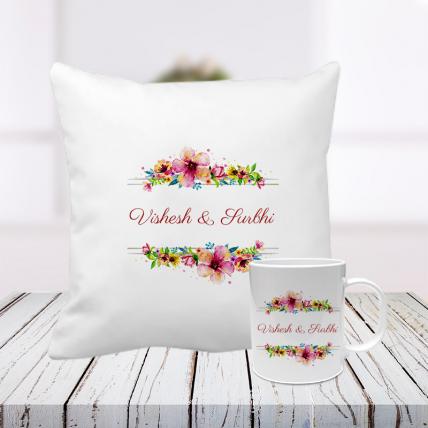 You + Me Cushion and Mug
