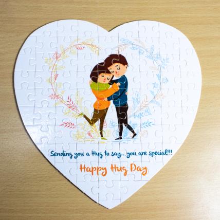 Hug Day Personalized Puzzle