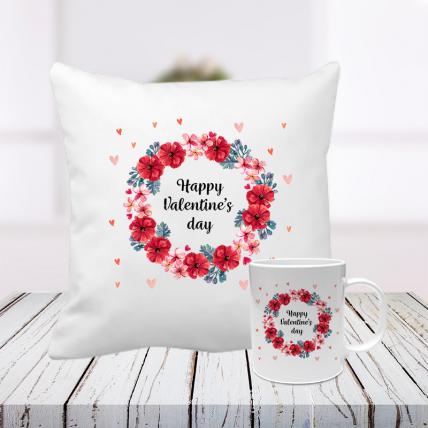 Valentine Special Cushion and Mug 