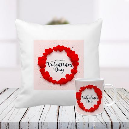 My Valentine Cushion and Mug 