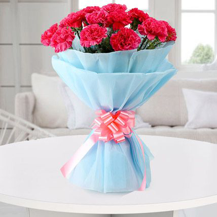 Adorable Pink Carnation Bouquet
