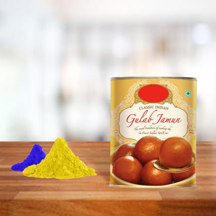 Gulab Jamun with Free Gulal