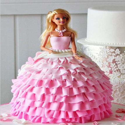 Wavy Dress Barbie Cake