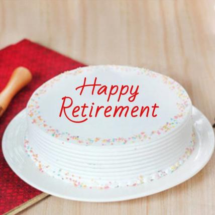 Retirement Fresh Vanilla Cake