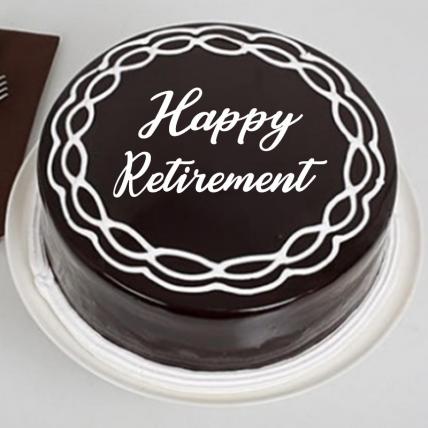 Retirement Chocolate Cream Cake