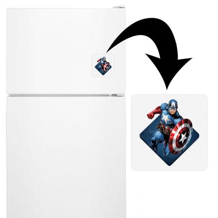 Captain America Fridge Magnet