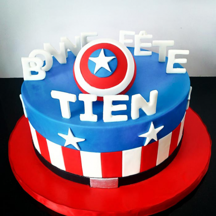 Captain America Birthday Cake | Best Design | DoorstepCake