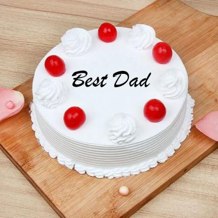 Fathers Day Vanilla Cake