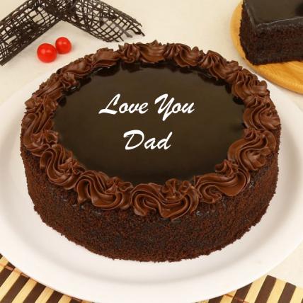 Father's Day Delicious Chocolate Truffle Cake