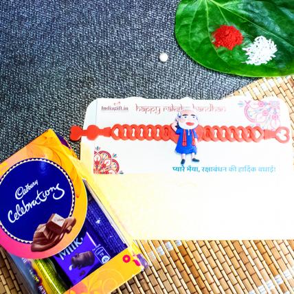 PM Shri Narendra Modi JI Band Rakhi With Chocolates 