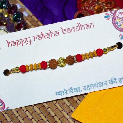 Rudraksh Moti Rakhi