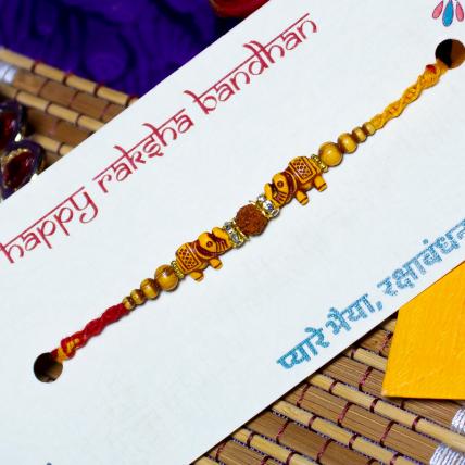 Single Rudraksh Rakhi