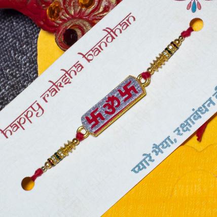 Swastika OM Swastika Rakhi