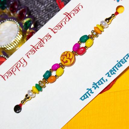 Colourful OM Rakhi