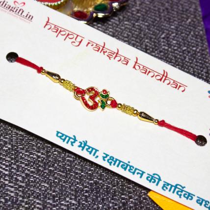 Golden OM Rakhi