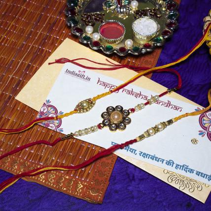 Elegant Rakhi Combo