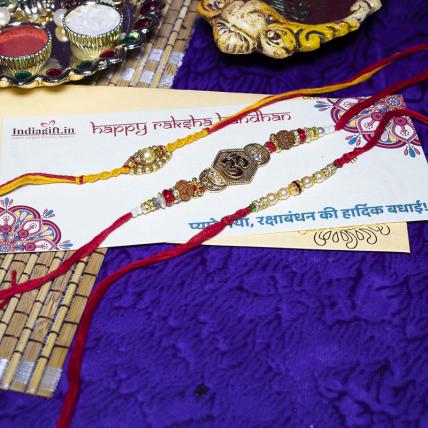 Special OM Mouli Rakhi Combo
