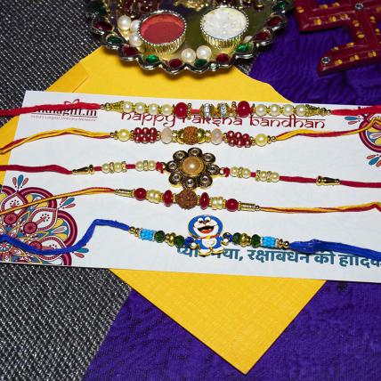 All in one Rakhi Combo of 5