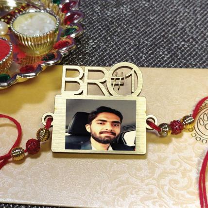 Personalized Bro #1 Rakhi