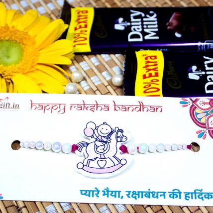 Unicorn Rakhi with Dairy Milk Chocolates