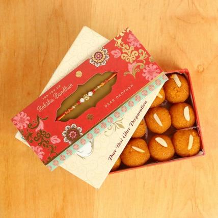 Rakhi with Special Laddoo