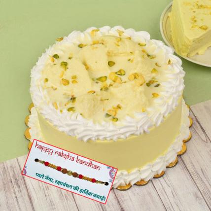 Rasmalai Cake with Rakhi