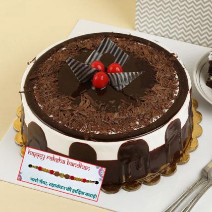 German Black Forest Cake with Rakhi