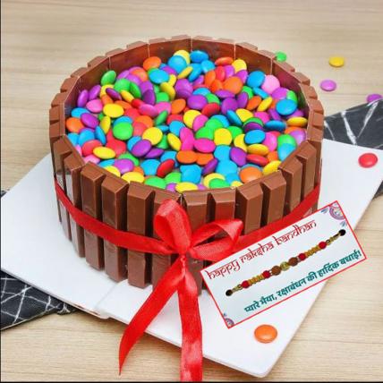 Kit Kat Cake with Rakhi