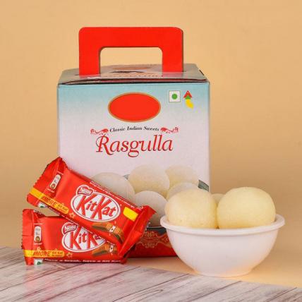 Rasgulla N Kitkat Chocolates