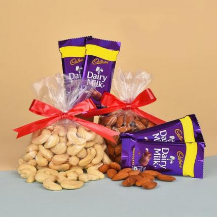 Dry Fruits N Dairy Milk Chocolates