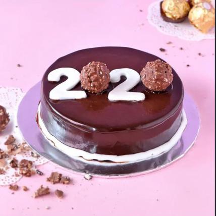 Happy New Year Ferrero Cake