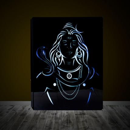 Neelkanth Shiva Face Lamp