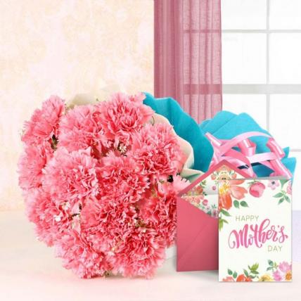 Mothers day Pink Carnation Bouquet