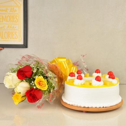 Buy Send Order Birthday Cake Flowers Online Cake Delivery in Noida  Delhi