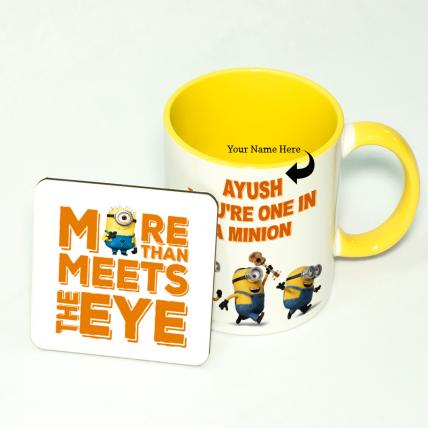 Minion Mugs and Coasters Combo