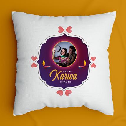 Happy Karwa chauth Cushion