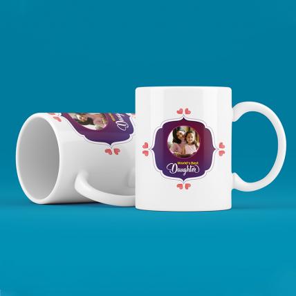 Personalised Worlds Best Daughter Mugs