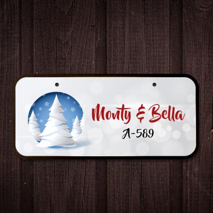 Christmas Name Plate